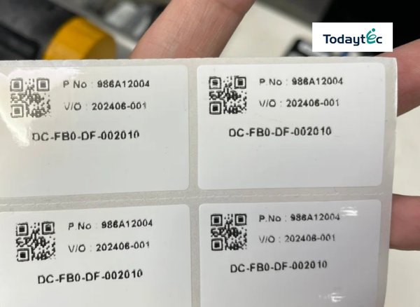 Tem nhãn không đảm bảo quy định về tĩnh điện