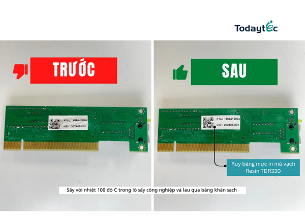 Tem nhãn điện và điện tử chịu nhiệt tốt