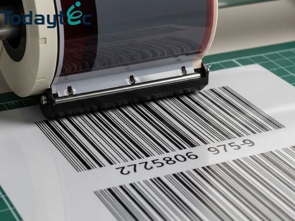 chọn ribbon in mã vạch theo vật liệu in