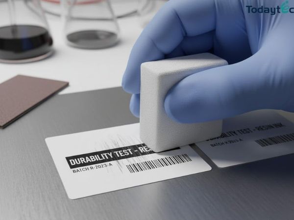 Cách kiểm tra độ bền mực ribbon resin