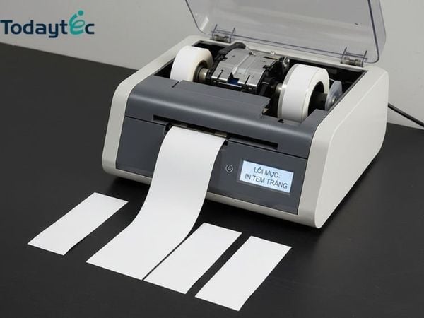 máy in mã vạch không ra mực