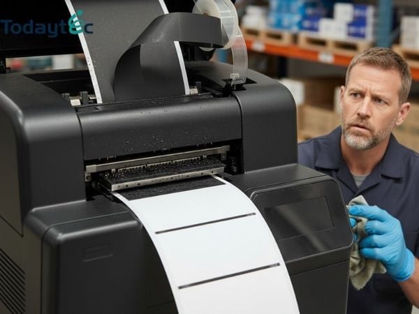 máy in mã vạch không ra mực