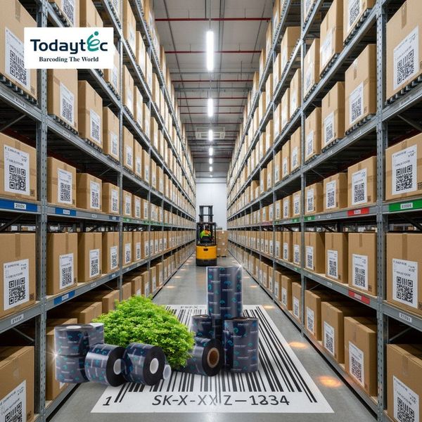 Giải pháp tối ưu cho ngành sản xuất & logistics: Ribbon mã vạch giá trị cao từ Todaytec