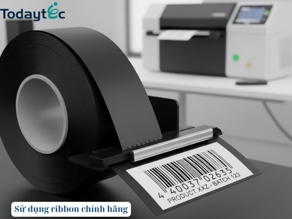 ribbon mực in mã vạch chính hãng