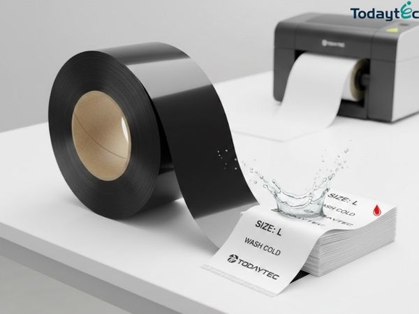 ribbon mực in nhãn satin