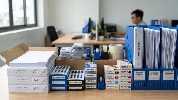 Các mặt hàng văn phòng phẩm tiêu hao thường xuyên tại doanh nghiệp