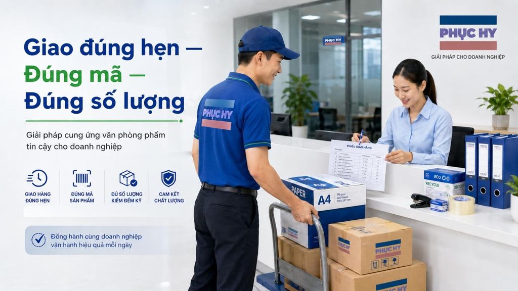 Giao văn phòng phẩm tận nơi