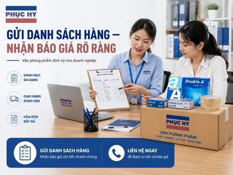 Nhà cung cấp văn phòng phẩm chuyên nghiệp