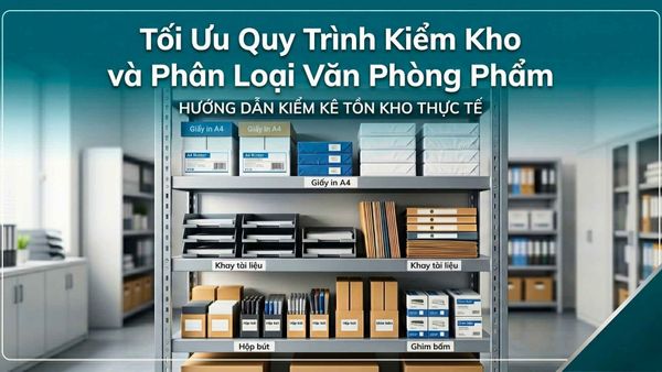 quy trình kiểm kê văn phòng phẩm
