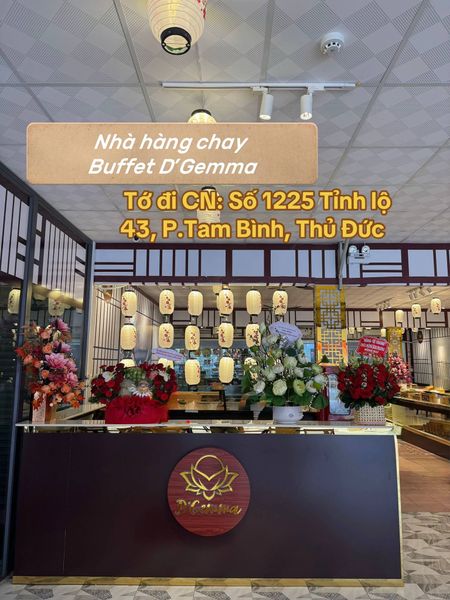 Buffet Chay D’Gemma Thủ Đức: Điểm Hẹn Ẩm Thực Chay An Lành