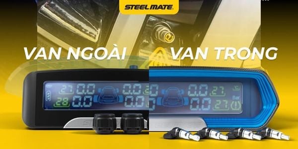 nên lắp cảm biến áp suất lốp trong hay ngoài