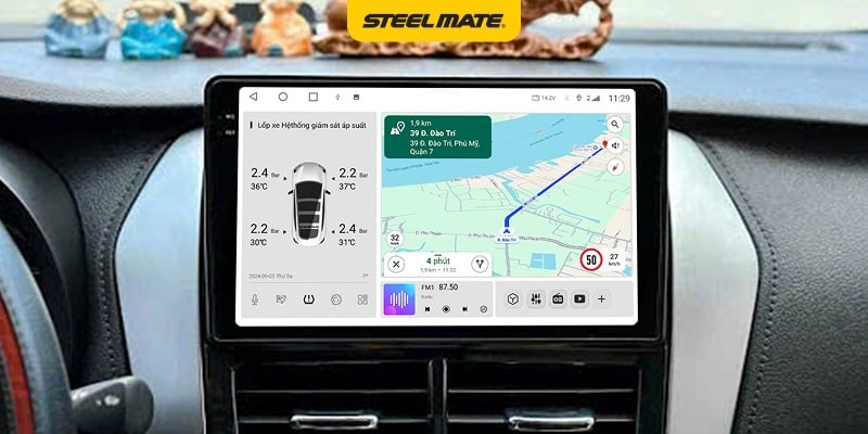 có nên lắp màn hình androi cho ô tô