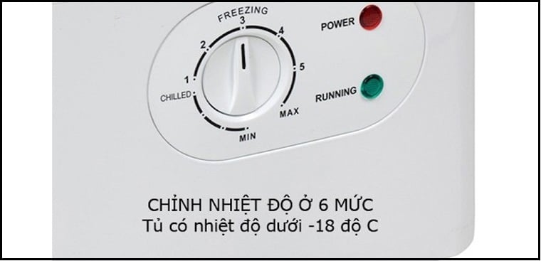 Tủ đông cài đặt nhiệt độ quá cao hoặc quá thấp cũng là nguyên nhân gây ra tình trạng tủ đông không lạnh