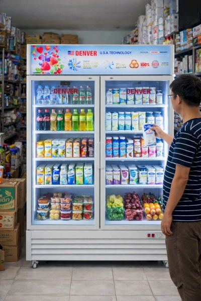 7 Kinh nghiệm “vàng” lựa chọn tủ mát 2 cánh tối ưu cho cửa hàng quy mô nhỏ/vừa