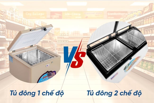 Tủ đông 1 chế độ được đánh giá cao hơn về độ bền và độ ổn định
