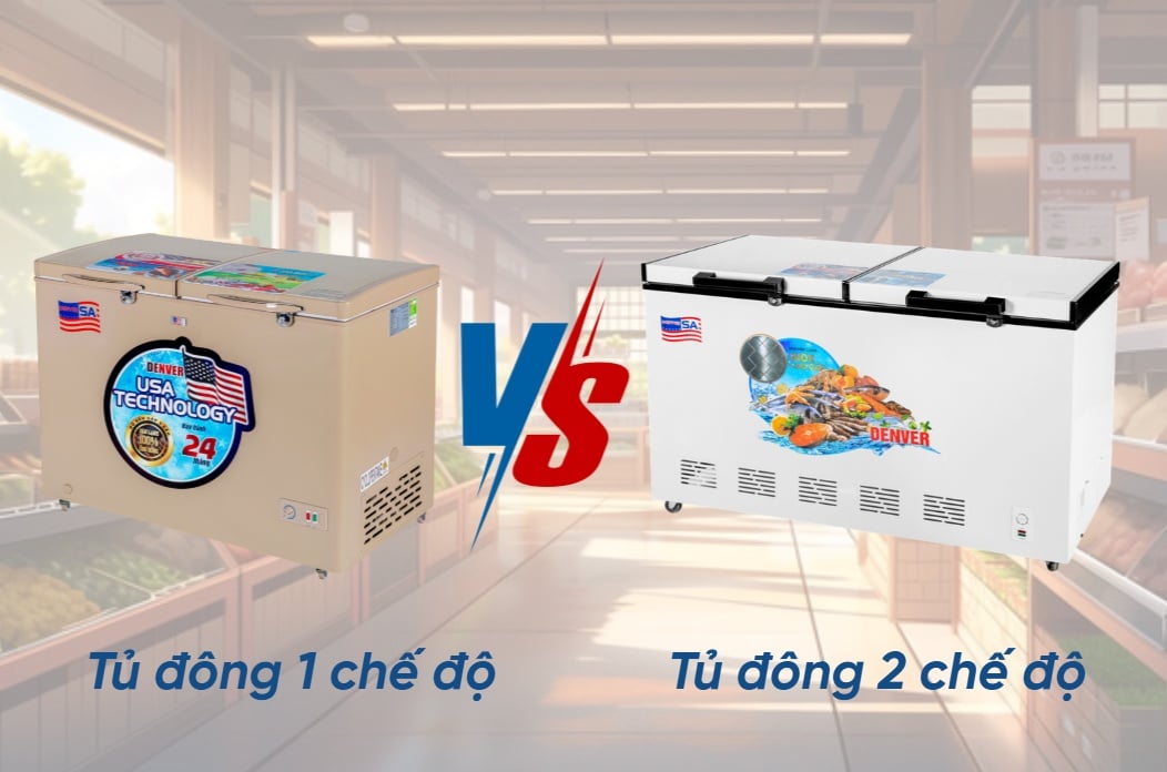 Tủ đông 2 chế độ là lựa chọn thông minh khi bạn cần một thiết bị đa năng