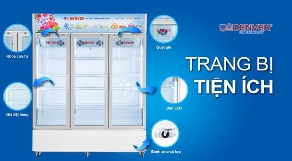 7+ Tiêu chí quan trọng để lựa chọn tủ mát 3 cánh tối ưu cho quy mô lớn