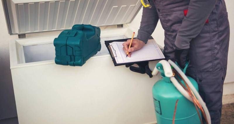 Liên hệ và nhờ kỹ thuật chuyên nghiệp xử lý sự cố tủ đông bị thủng dàn lạnh