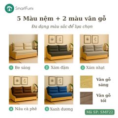 Đánh giá Sofa giường gấp gọn vải lanh canvas SmartFurni - SMF22 Giải pháp nội thất tiện ích và đẳng cấp
