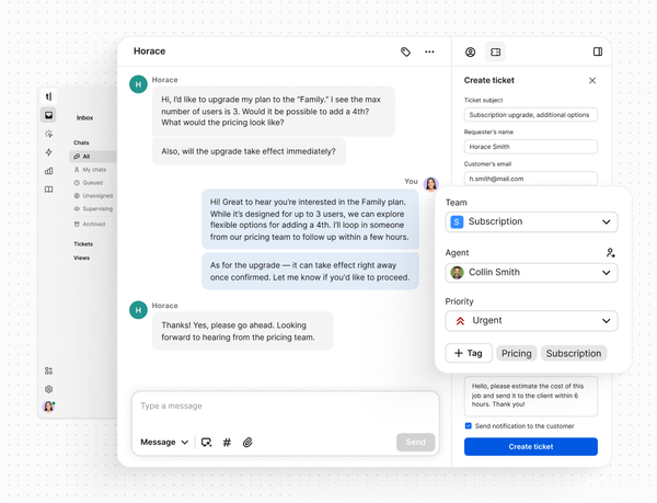 14 AI Customer Support Use Cases from Text App