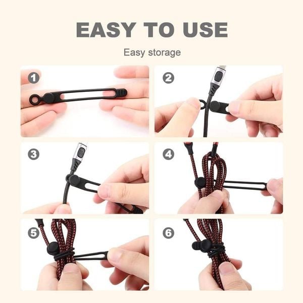 Pousbo Silicone Cable Ties Review: A Simple Fix for Messy Cables at Home, Work, and Travel