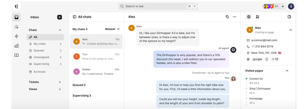 14 AI Customer Support Use Cases from Text App