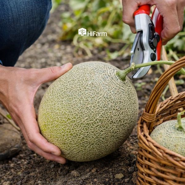 Cách thu hoạch và bảo quản dưa lưới đúng cách