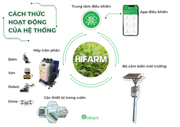 Cách hoạt động hệ thống trộn phân thông minh HiFarm