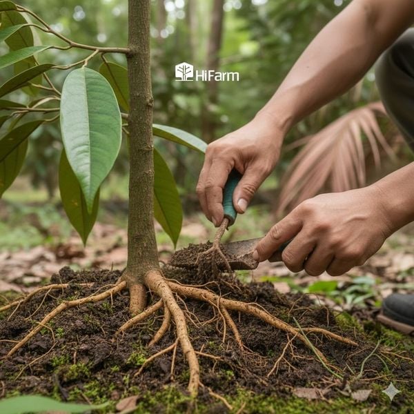 Chăm sóc rễ sầu