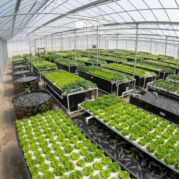 Mô hình Aquaponics quy mô lớn