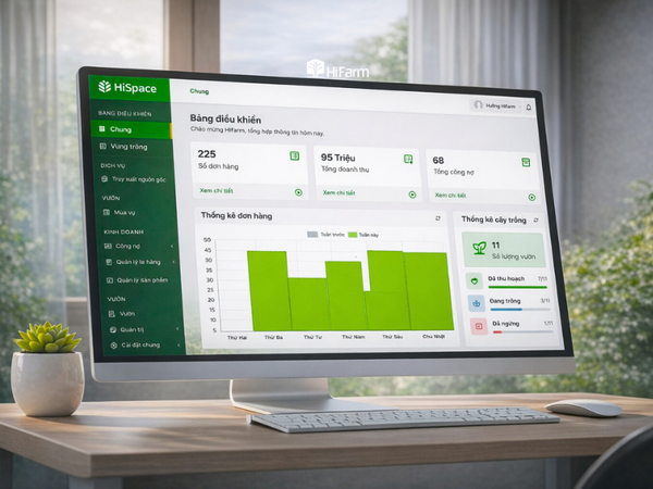 Truy xuất nguồn gốc qua nền tảng phần mềm Hifarm