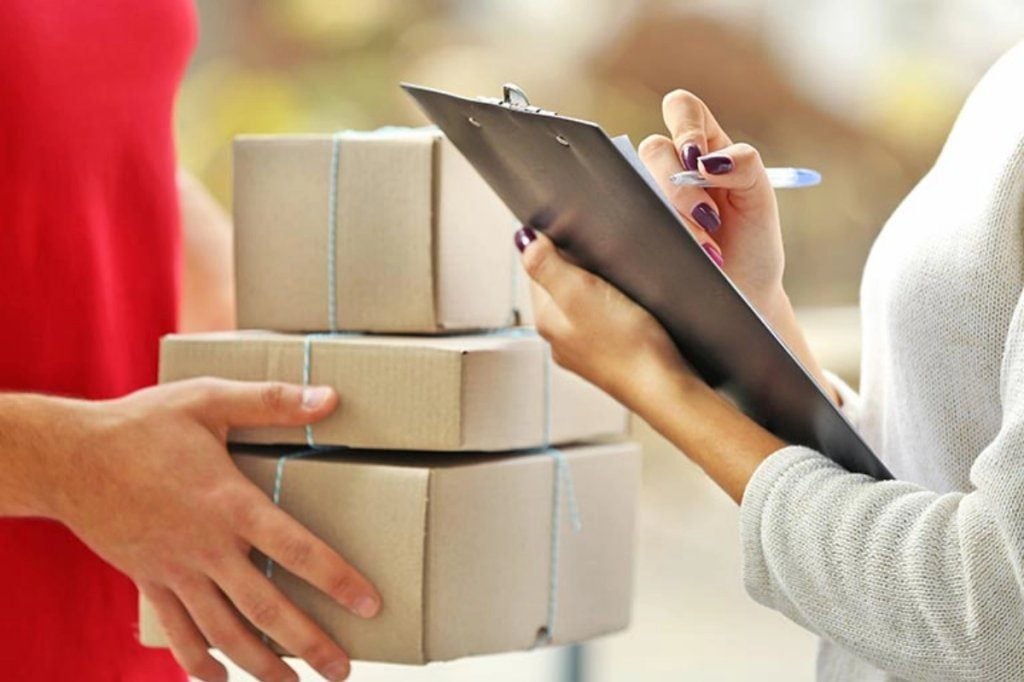 Khách xác nhận nhận hàng, chành xe giao hàng thành công