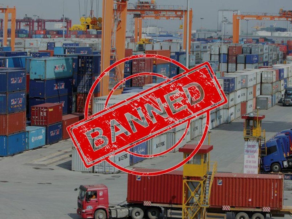 Danh mục hàng cấm mới nhất