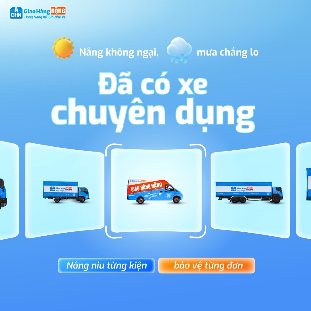 Giao Hàng Nặng cho thuê xe tải chuyển nhà