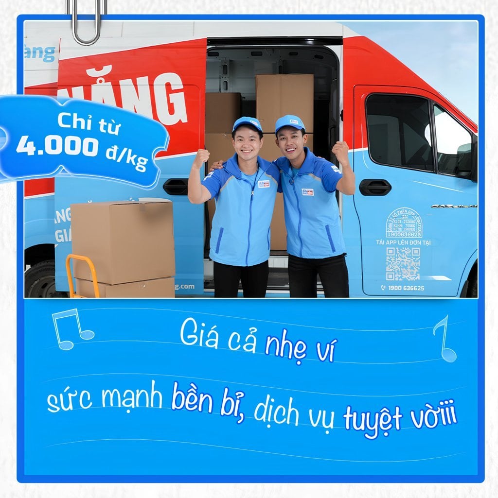 Giao Hàng Nặng tiêu chuẩn với giá hấp dẫn