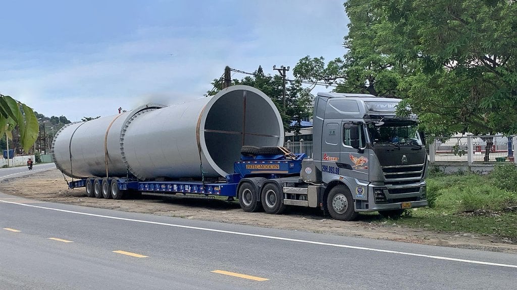 Hàng quá khổ vượt mức cho phép khi lưu thông