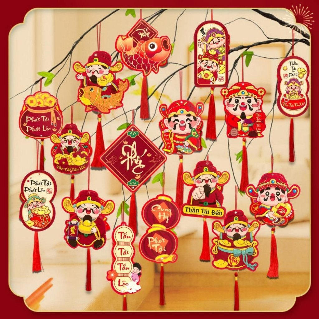 Các loại dây treo tài lộc nhỏ gọn, đa dạng mẫu mã