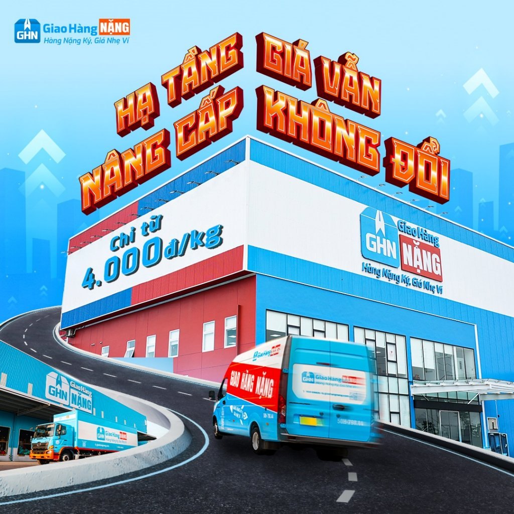 Giao Hàng NẶNG không ngừng nâng cấp dịch vụ và vẫn giữ mức giá cước tiết kiệm.