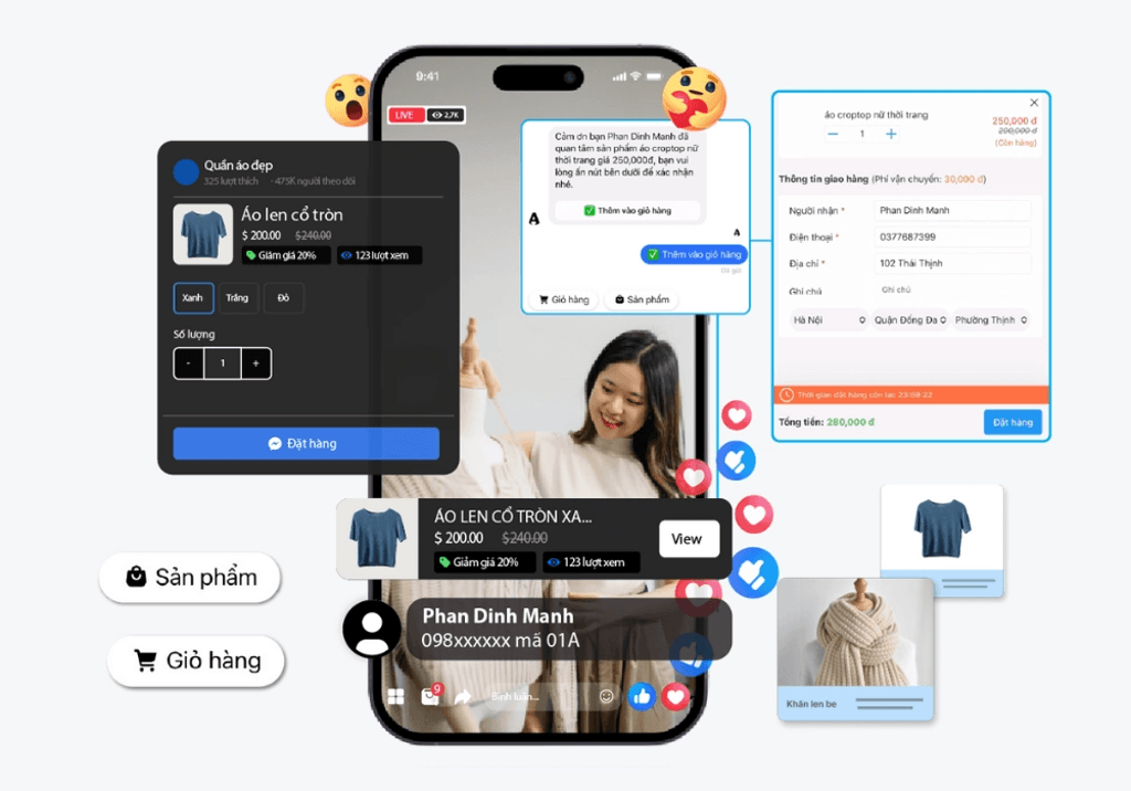 Tại sao shop nên dùng phần mềm chốt đơn Livestream?