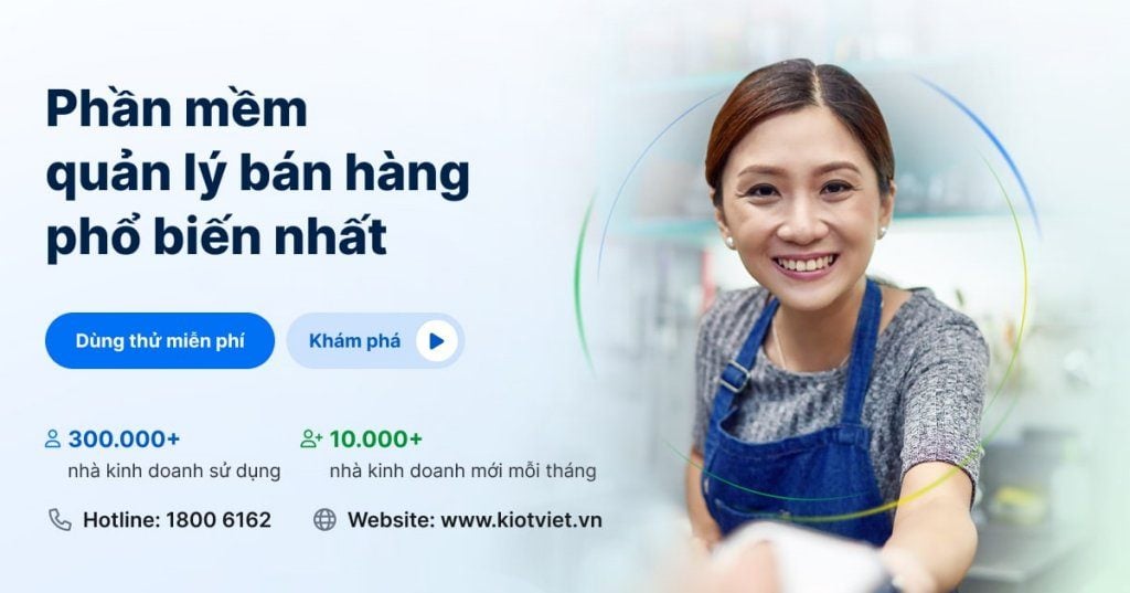KiotViet quản lý bán hàng toàn diện