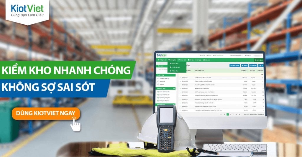 Phần mềm quản lý kho theo vị trí KiotViet