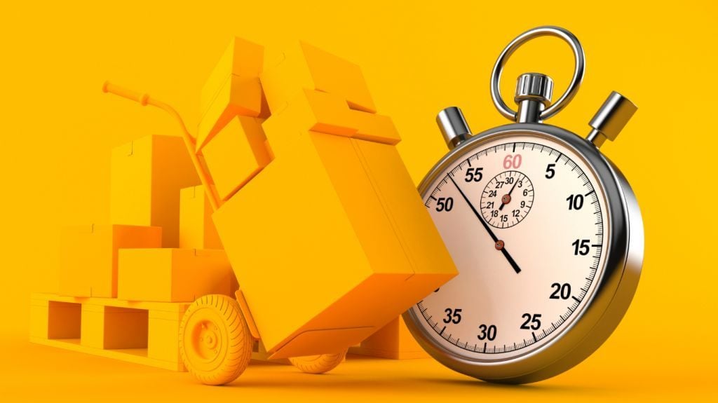 Thời gian giao hàng mới nhất