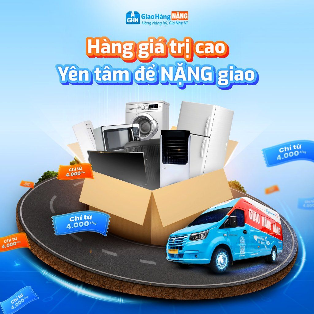 Giao Hàng NẶNG chuyên chở bằng xe tải 500kg hiện đại