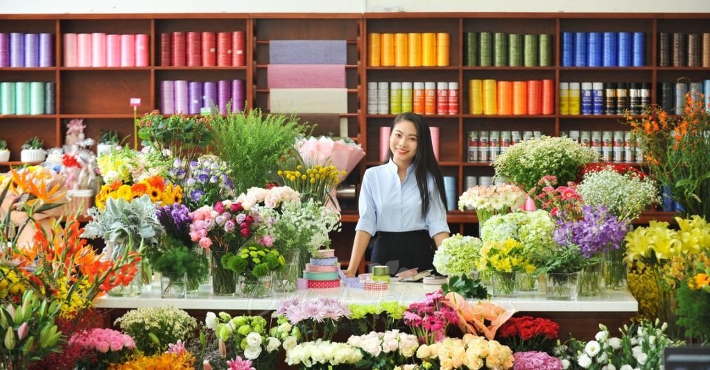 Mở cửa hàng bán hoa tươi với vốn 300 triệu