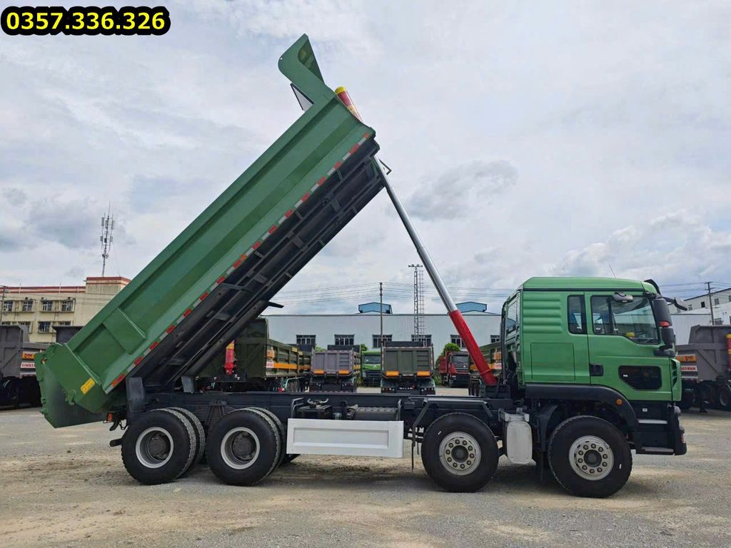 HOWO TX 350HP ĐỘT PHÁ VỚI THÙNG BEN U VÁT THÉP MN450 – XE TẢI GIA ĐÌNH