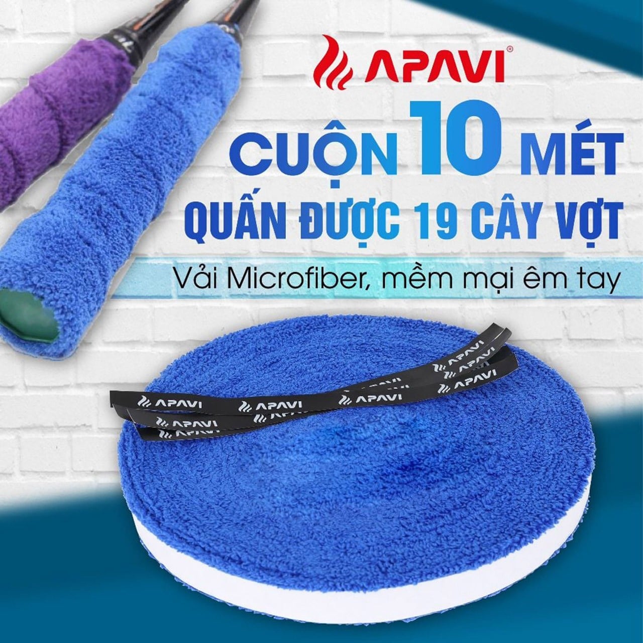 Dây băng quấn cán vải vợt cầu lông chống mồ hôi