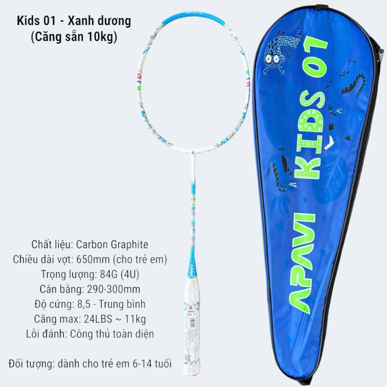 Cách chọn vợt đánh cầu lông cho trẻ em