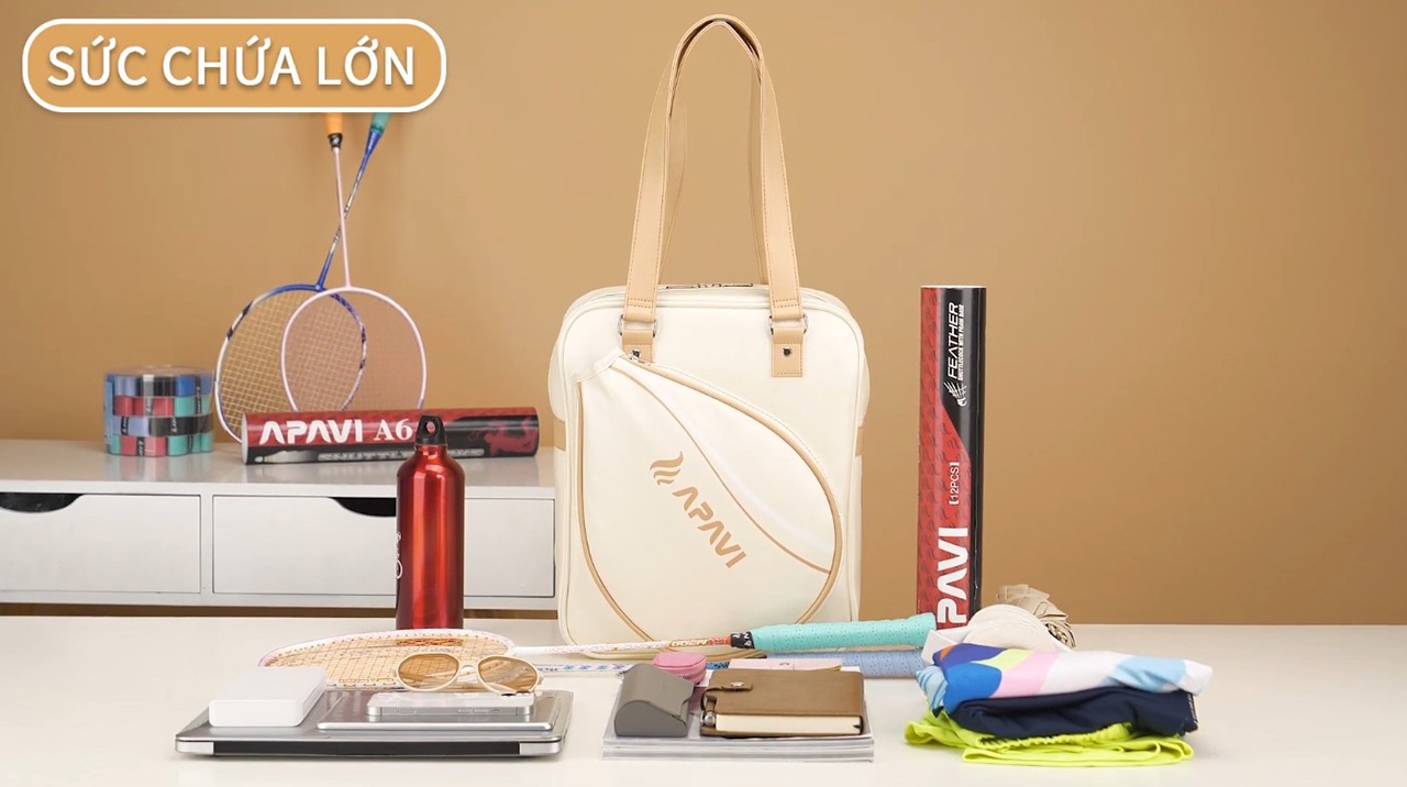 Túi xách cầu lông chính hãng thiết kế gọn nhẹ, tiện lợi