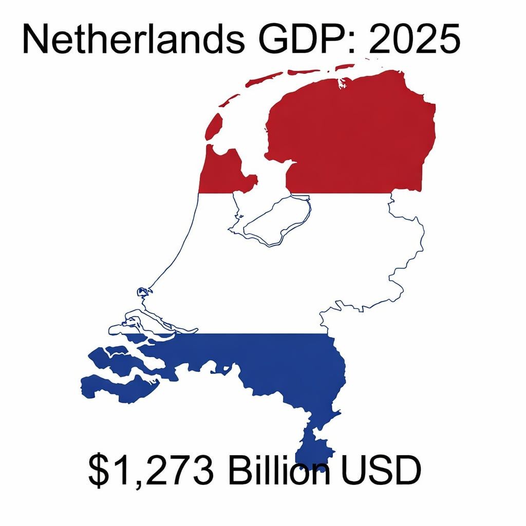 Nền kinh tế Hà Lan đứng thứ 18 thế giới năm 2025