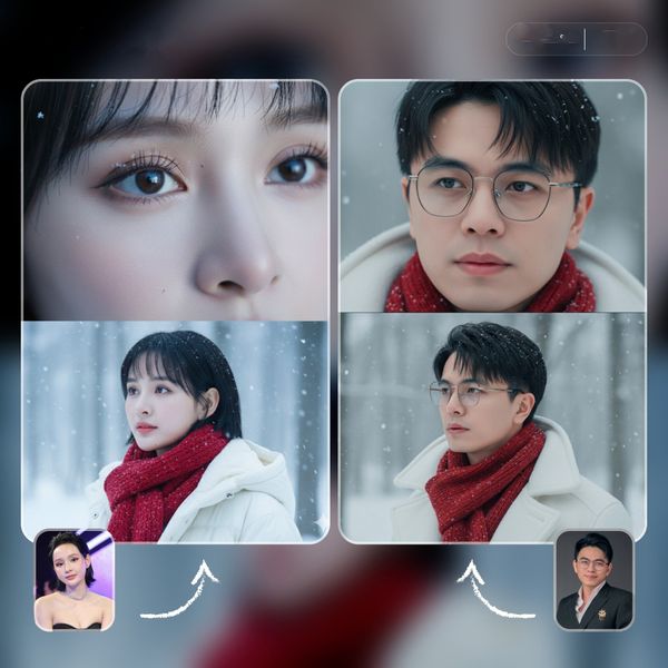 Ảnh mùa đông dưới tuyết bằng ChatGPT được tạo bằng prompt 3